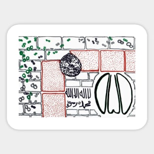 Kaaba Hajar Al Aswad Shahada Sticker